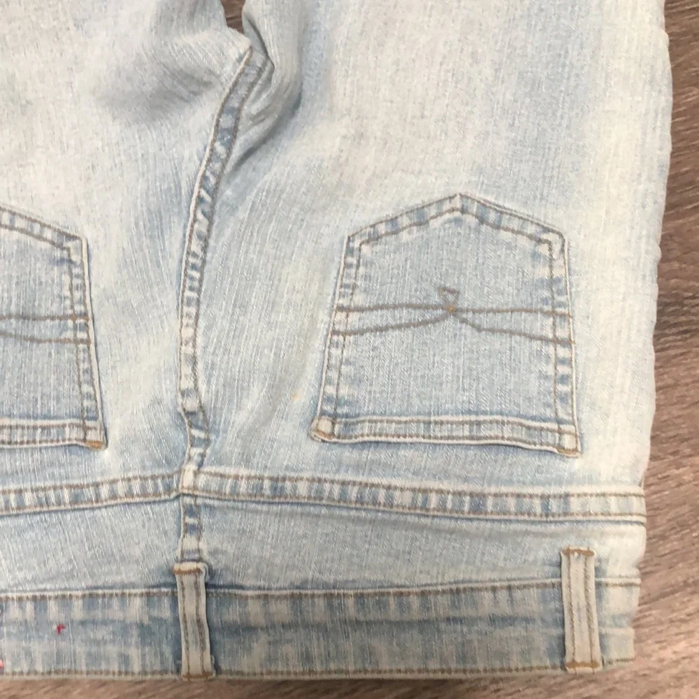 Vintage Z Cavaricci Floral Embroidered Jeans